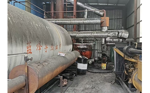 河北石家莊導熱油鍋爐系統整體清洗工程結束